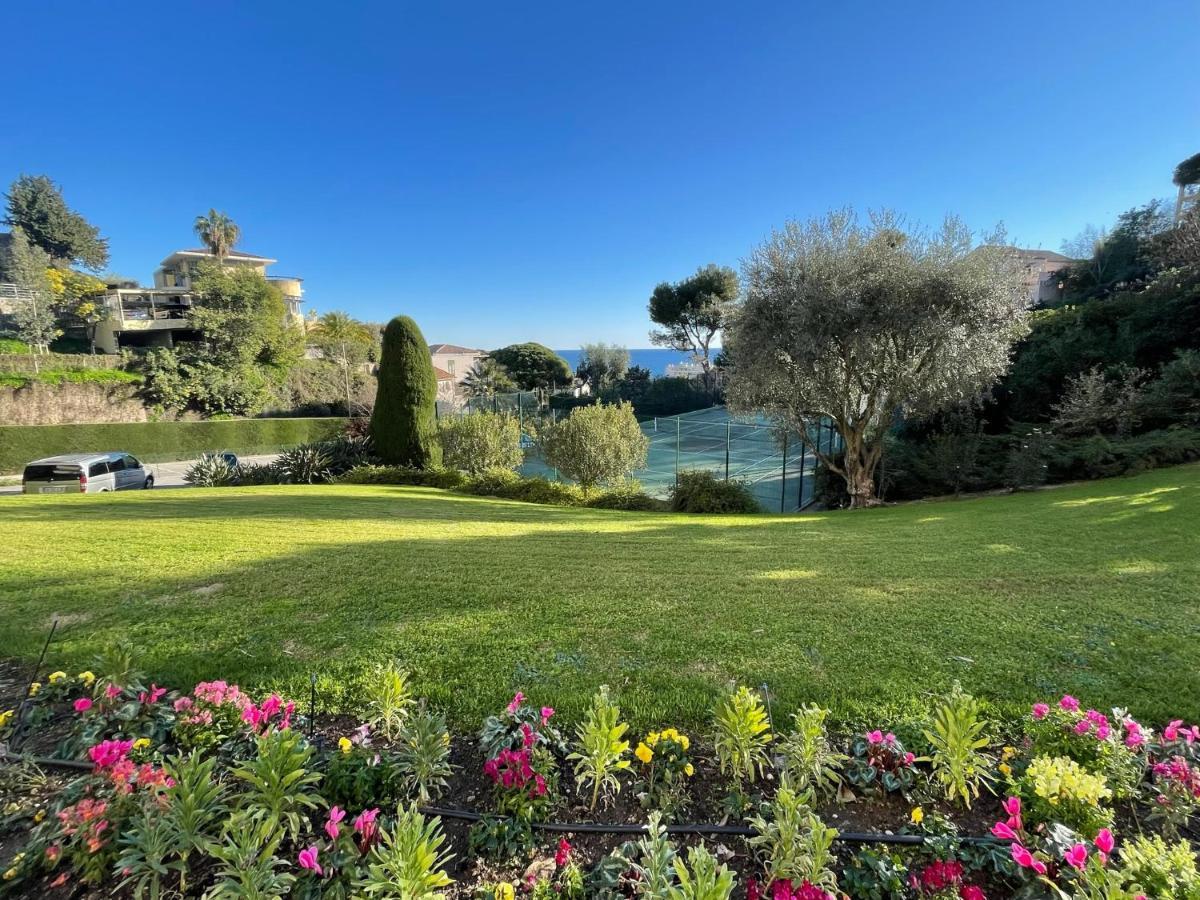 C012-Appartement Confortable Avec Piscine, Tennis Et Grand Parc Cannes Eksteriør billede