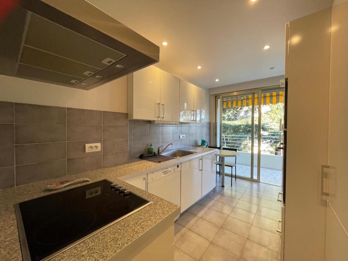 C012-Appartement Confortable Avec Piscine, Tennis Et Grand Parc Cannes Eksteriør billede
