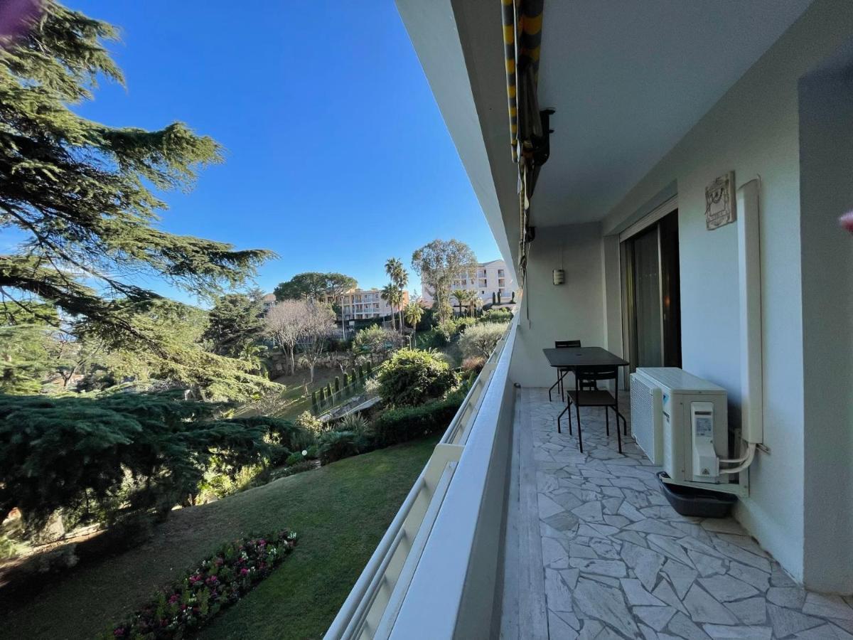 C012-Appartement Confortable Avec Piscine, Tennis Et Grand Parc Cannes Eksteriør billede